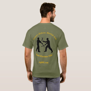 Grüne Stockkampf Philippinische Kampfkunst T-Shir T-Shirt
