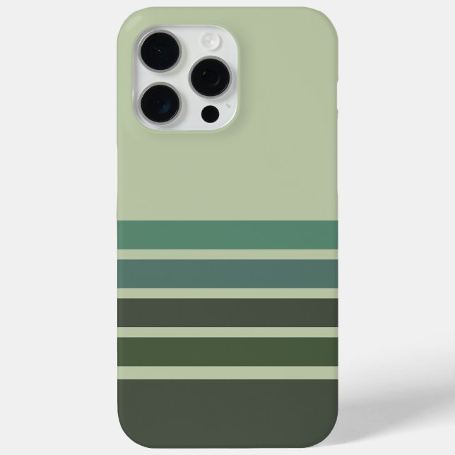 Grüne Streifen Case-Mate iPhone Hülle (Rückseite)