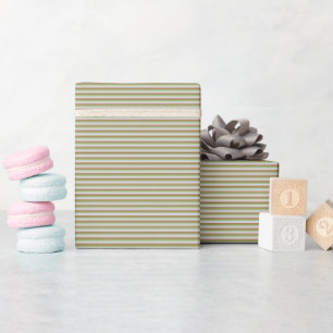 Grüne Streifen Elegante Moderne & Niedliche Geburt Geschenkpapier
