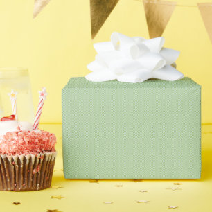 Grüne Streifen-Kürbismuster Geschenkpapier