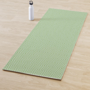 Grüne Streifen-Kürbismuster Yogamatte