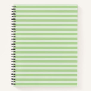 Grüne Streifen Notizbuch