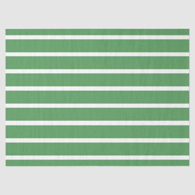 Grüne Streifen Seidenpapier (Vorderseite)