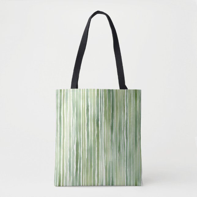 Grüne Streifen  Tasche (Vorderseite)