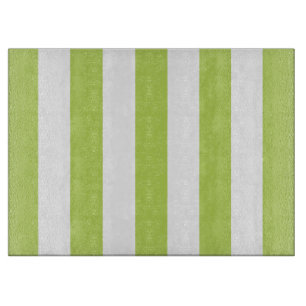 Grüne Streifen, weiße Streifen, gestreiftes Muster Schneidebrett