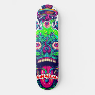 Grüne Stress inimitieren Skateboard