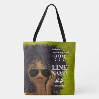 Grüne Studentinnenverbindung-schwarze Kunst Tasche