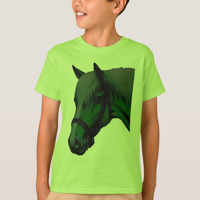grüne Stute T-Shirt (Vorderseite)