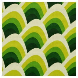 Grüne, stylische 70er Jahre Retro-Mod-Stoff Stoff
