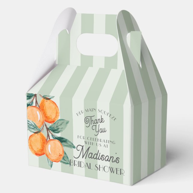 Grüne Süsse Ihr Haupt-Squeeze Zitrusfrüchte-Brautp Geschenkschachtel (Vorderseite)