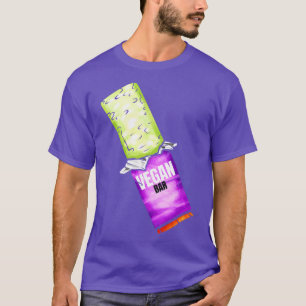 Grüne Süßigkeiten Vegan Bar für Vegetarier und Veg T-Shirt