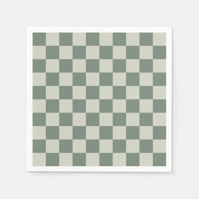 Grüne Tafel Serviette (Vorderseite)