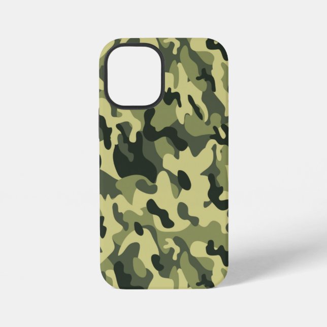 Grüne Tarnung iPhone 12 Mini Hülle (Rückseite)