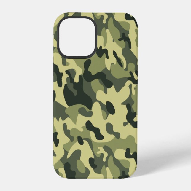 Grüne Tarnung iPhone 12 Pro Hülle (Rückseite)