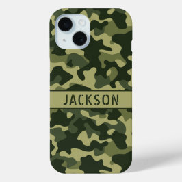 Grüne Tarnung Personalisiert Case-Mate iPhone Hülle
