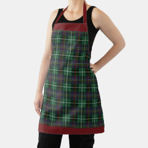 Grüne Tartan Karierte Schürze