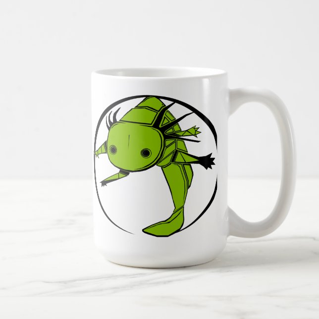 (Grüne) Tasse des Axolotlkreises (Rechts)