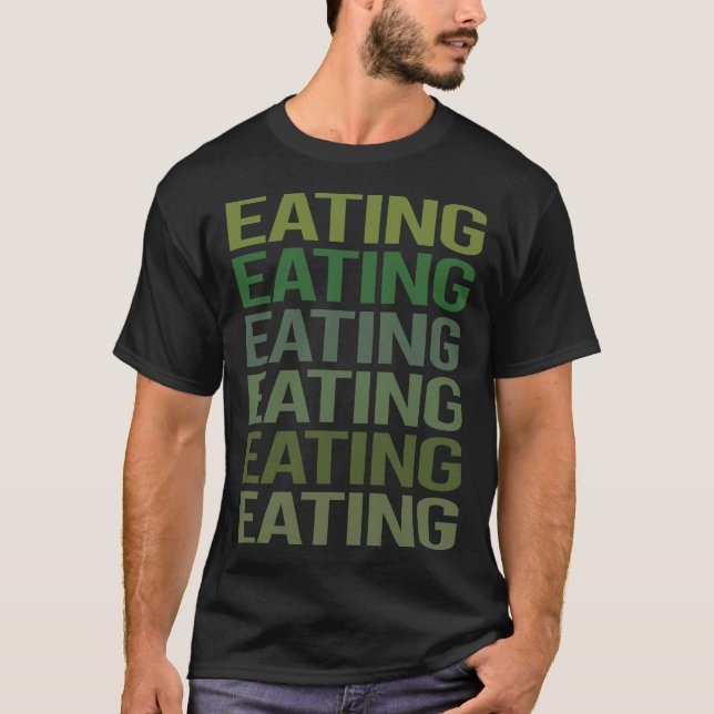 Grüne Textausgabe T-Shirt (Vorderseite)
