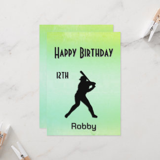 Grüne Ticket Baseball Geburtstagsparty Einladung