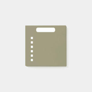 Grüne To-Do-Liste  Post-it Klebezettel