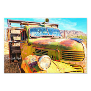 Grüne Tones Fotodruck