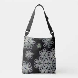 Grüne Torusphäre PolyHexaBloom Crossbody Bag Tragetaschen Mit Langen Trägern