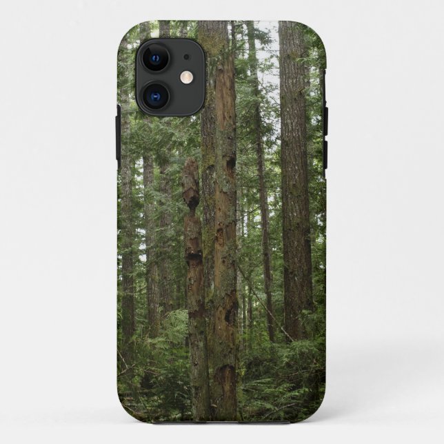 Grüne Totem Baumwald Naturlandschaft Case-Mate iPhone Hülle (Rückseite)