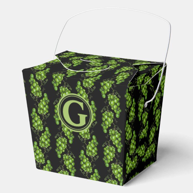 Grüne Trauben Geschenkschachtel (Vorderseite)