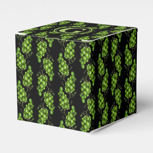 Grüne Trauben Geschenkschachtel (Vorderseite)