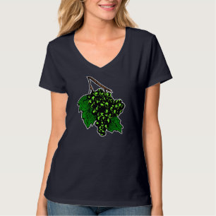 Grüne Trauben Grafischer Obstcluster T-Shirt