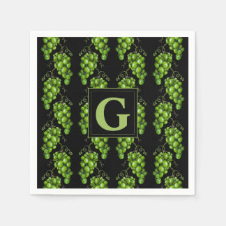 Grüne Trauben-Papier-Serviette Serviette