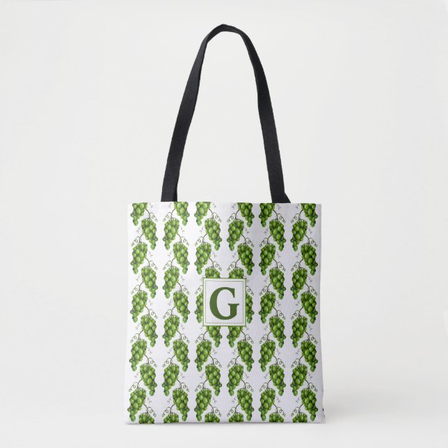 Grüne Trauben Toag Tasche (Vorderseite)