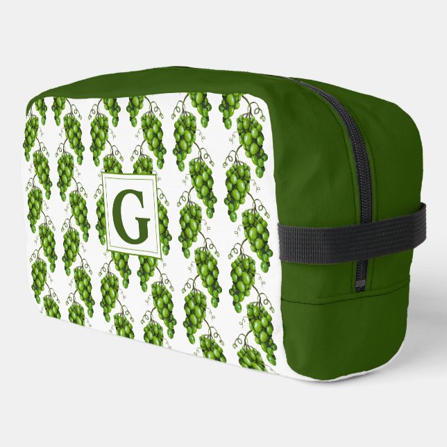 Grüne Trauben Toilettenbeutel Waschbeutel (Linke Seite)