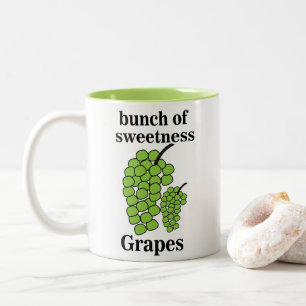 Grüne Trauben  Zweifarbige Tasse