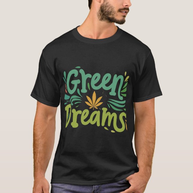Grüne Träume T-Shirt (Vorderseite)