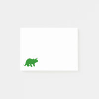Grüne Triceratops-Dinosaurier-Silhouette