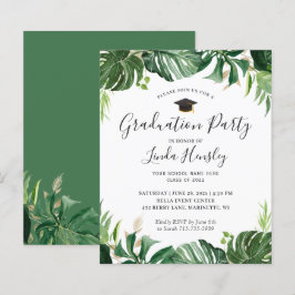 Grüne Tropische Graduierungspartei laden ein