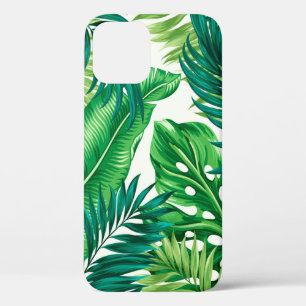 Grüne tropische Palmen Banana Monstera Blätter Case-Mate iPhone Hülle