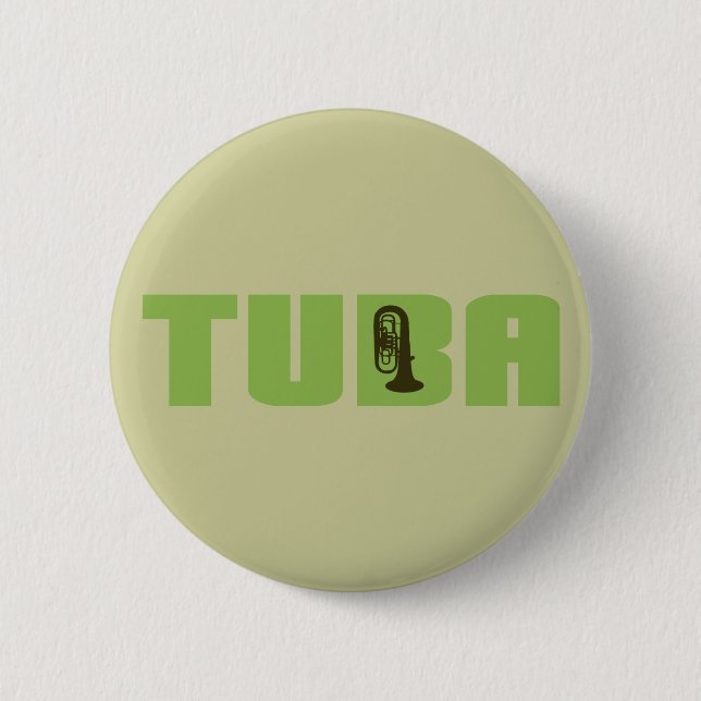 Grüne Tuba-Taste Button (Vorderseite)
