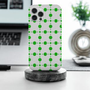 Grüne Tupfen, Tupfenmuster, Punkte, Gepunktet iPhone 15 Pro Max Hülle