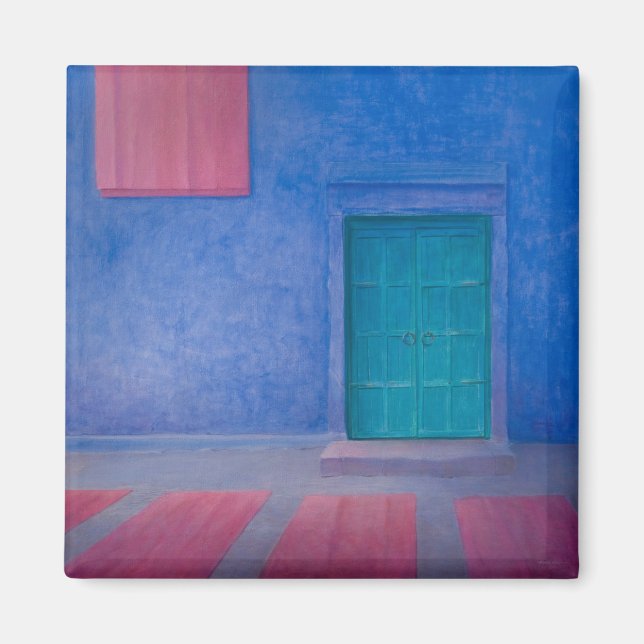 Grüne Tür Jodhpur 2010 Magnet (Vorne)