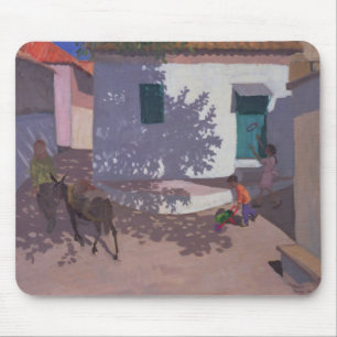 Grüne Tür und Schatten Lesbos 1996 Mousepad