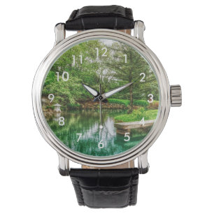 Grüne Überlegungen im Frühjahr Armbanduhr