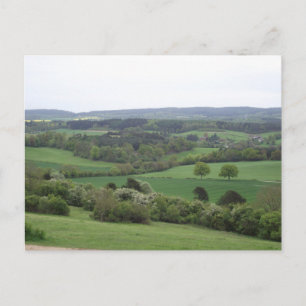 Grüne und angenehme Postkarte