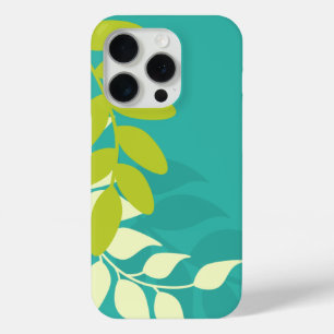 Grüne und aquamarine Reben iPhone 15 Pro Hülle
