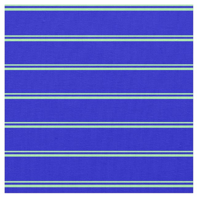 Grüne und blaue farbige Linien Stoff (Nahaufnahme)