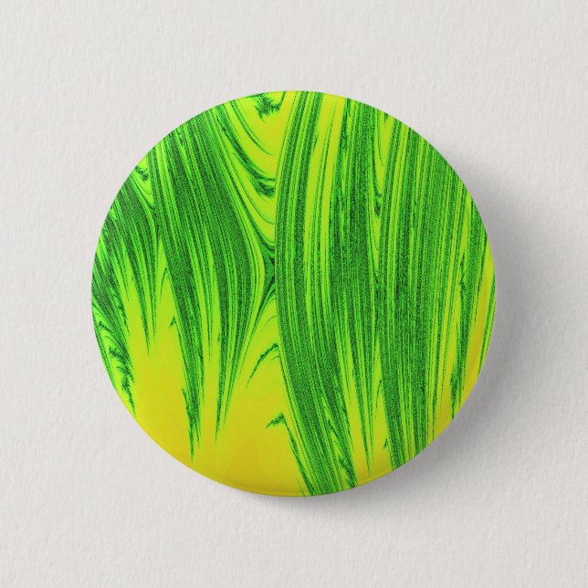 GRÜNE UND GELBE GARTEN-PFLANZE BUTTON (Vorderseite)