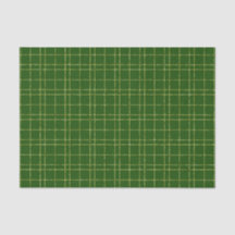 GRÜNE UND GOLD IRISH KARIERTE PATTER