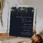 Grüne und Gold Leaf Marine Signature Drinks unterz Poster<br><div class="desc">Wir haben dieses Getränkeschild mit Grünpflanzen und Goldblättern entworfen, um Ihren schlichten und eleganten boho Empfang zu vervollständigen. Es zeichnet sich durch moderne, grüne und weiße Eukalyptusblätter, Farnfolien und minimale Blätter aus Goldfolie aus. Diese Elemente geben das Gefühl eines skurrilen, bezaubernden Waldes, perfekt für jede rustikale, böhmische Hochzeit! Fühlen Sie...</div>