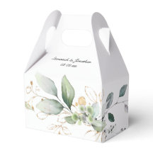 Grüne und goldene Botanische Hochzeit
